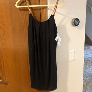 NWT Carmen Marc Valvo black swim suit cover up